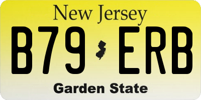 NJ license plate B79ERB