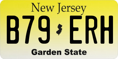 NJ license plate B79ERH