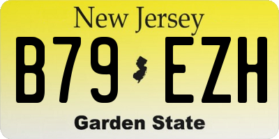NJ license plate B79EZH