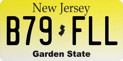 NJ license plate B79FLL