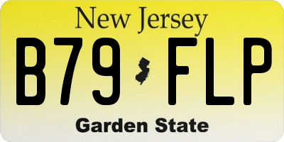 NJ license plate B79FLP