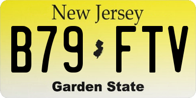 NJ license plate B79FTV