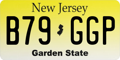 NJ license plate B79GGP