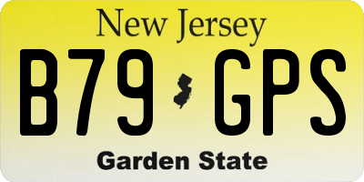 NJ license plate B79GPS