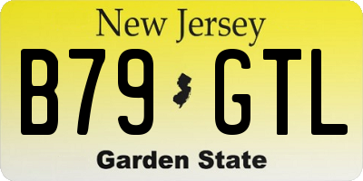 NJ license plate B79GTL