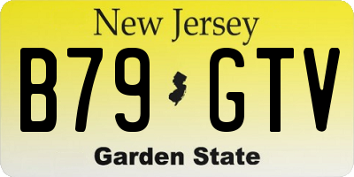 NJ license plate B79GTV