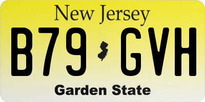 NJ license plate B79GVH