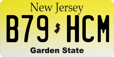 NJ license plate B79HCM