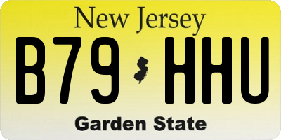 NJ license plate B79HHU