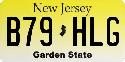 NJ license plate B79HLG
