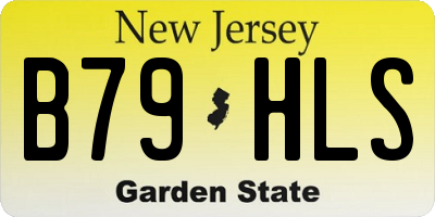 NJ license plate B79HLS