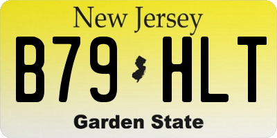 NJ license plate B79HLT