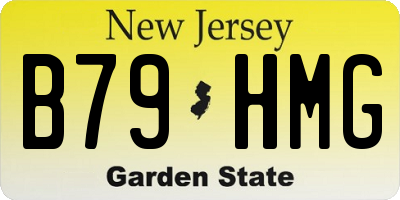 NJ license plate B79HMG