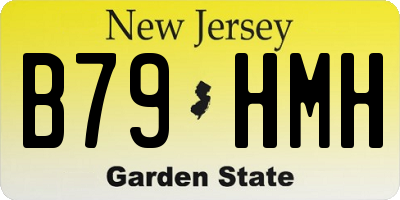 NJ license plate B79HMH