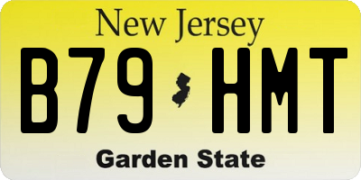 NJ license plate B79HMT