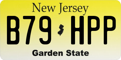 NJ license plate B79HPP