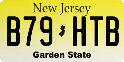 NJ license plate B79HTB