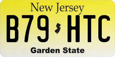 NJ license plate B79HTC