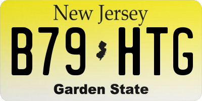 NJ license plate B79HTG