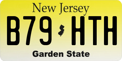 NJ license plate B79HTH
