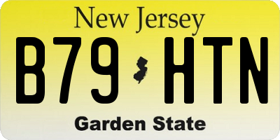 NJ license plate B79HTN