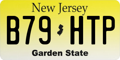 NJ license plate B79HTP