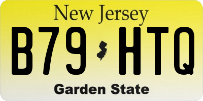 NJ license plate B79HTQ