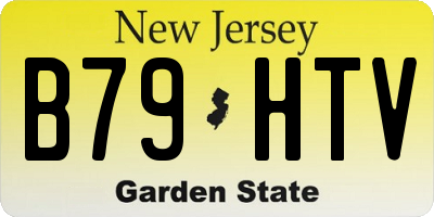 NJ license plate B79HTV