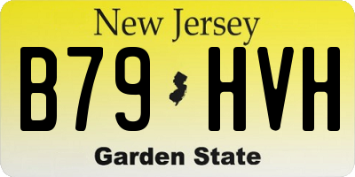 NJ license plate B79HVH