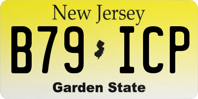 NJ license plate B79ICP