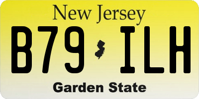NJ license plate B79ILH