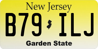 NJ license plate B79ILJ
