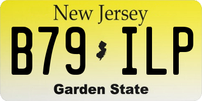 NJ license plate B79ILP