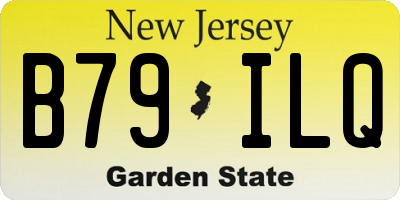 NJ license plate B79ILQ