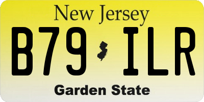 NJ license plate B79ILR