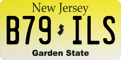 NJ license plate B79ILS