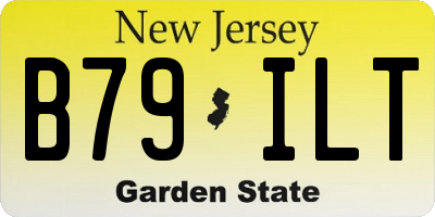 NJ license plate B79ILT
