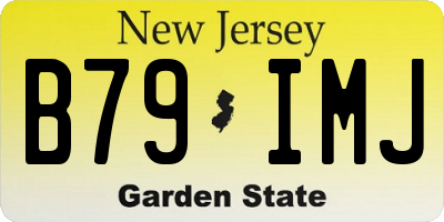 NJ license plate B79IMJ