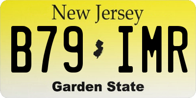 NJ license plate B79IMR