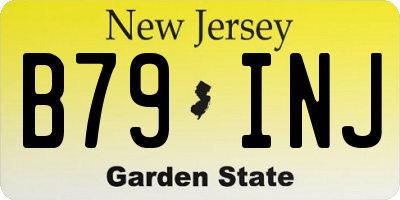 NJ license plate B79INJ