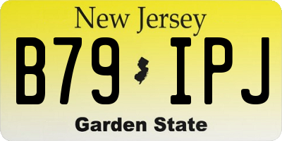 NJ license plate B79IPJ