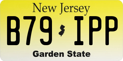 NJ license plate B79IPP