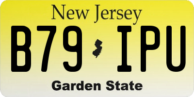 NJ license plate B79IPU