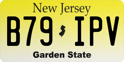 NJ license plate B79IPV
