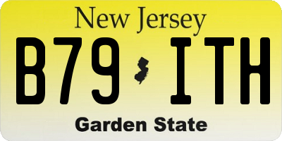 NJ license plate B79ITH