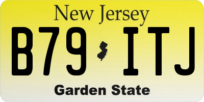 NJ license plate B79ITJ