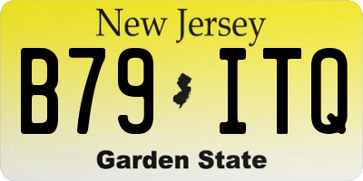 NJ license plate B79ITQ