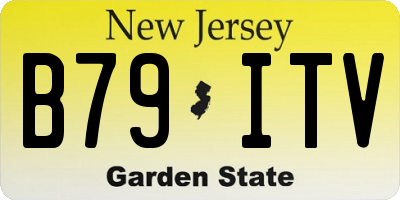 NJ license plate B79ITV