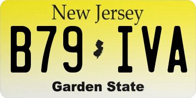 NJ license plate B79IVA