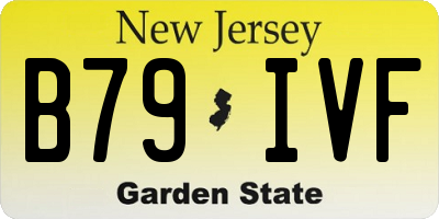 NJ license plate B79IVF